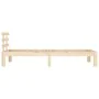 Estructura de cama de madera maciza 90x200 cm de vidaXL, Camas y somieres - Ref: Foro24-814739, Precio: 68,23 €, Descuento: %