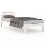 Estructura de cama madera maciza blanca 100x200 cm de vidaXL, Camas y somieres - Ref: Foro24-814745, Precio: 92,03 €, Descuen...
