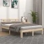 Solid wood bed frame 120x200 cm by vidaXL, Beds and slatted bases - Ref: Foro24-814749, Price: 111,49 €, Discount: %