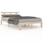Solid wood bed frame 120x200 cm by vidaXL, Beds and slatted bases - Ref: Foro24-814749, Price: 111,49 €, Discount: %