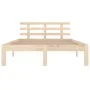 Solid wood bed frame 120x200 cm by vidaXL, Beds and slatted bases - Ref: Foro24-814749, Price: 111,49 €, Discount: %