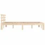 Solid wood bed frame 120x200 cm by vidaXL, Beds and slatted bases - Ref: Foro24-814749, Price: 111,49 €, Discount: %