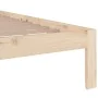 Estructura de cama madera maciza 120x200 cm de vidaXL, Camas y somieres - Ref: Foro24-814749, Precio: 111,49 €, Descuento: %