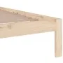 Solid wood bed frame 120x200 cm by vidaXL, Beds and slatted bases - Ref: Foro24-814749, Price: 111,49 €, Discount: %
