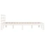 Estructura de cama madera maciza blanca 140x200 cm de vidaXL, Camas y somieres - Ref: Foro24-814755, Precio: 109,82 €, Descue...