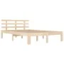 Estructura de cama de madera maciza 160x200 cm de vidaXL, Camas y somieres - Ref: Foro24-814764, Precio: 123,14 €, Descuento: %