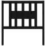 Cabecero madera maciza de pino negro 81x4x100 cm de vidaXL, Cabeceros y pies de cama - Ref: Foro24-818649, Precio: 23,23 €, D...