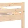 Solid wood double bed frame 135x190 cm by vidaXL, Beds and slatted bases - Ref: Foro24-814794, Price: 95,03 €, Discount: %