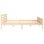 Estructura de cama madera maciza 200x200 cm de vidaXL, Camas y somieres - Ref: Foro24-814839, Precio: 124,84 €, Descuento: %