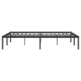 Estructura de cama de metal negro 140x190 cm de vidaXL, Camas y somieres - Ref: Foro24-350846, Precio: 117,52 €, Descuento: %