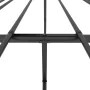 Estructura de cama de metal negro 140x190 cm de vidaXL, Camas y somieres - Ref: Foro24-350846, Precio: 117,52 €, Descuento: %