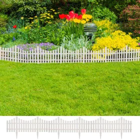Delimitador de borde de jardín 17 piezas 10 m de vidaXL, Ribetes y bordes para jardín - Ref: Foro24-41227, Precio: 41,75 €, D...