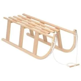 Trineo de nieve madera contrachapada 110x40x34 cm de vidaXL, Trineos - Ref: Foro24-93702, Precio: 76,38 €, Descuento: %