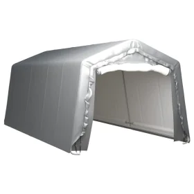 Carpa de almacenamiento acero gris 300x600 cm de vidaXL, Cobertizos - Ref: Foro24-3079588, Precio: 526,76 €, Descuento: %