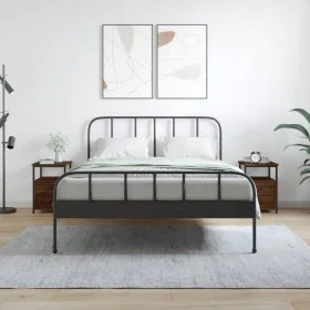 Mesitas noche 2 uds madera ingeniería marrón roble 34x35,5x50cm de vidaXL, Mesitas de noche - Ref: Foro24-826022, Precio: 77,...