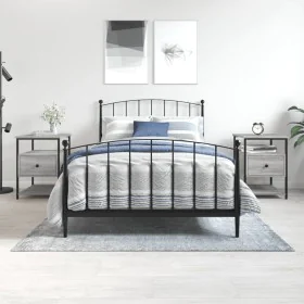 Nightstands 2 units Sonoma gray engineered wood 40x42x56 cm by vidaXL, Nightstands - Ref: Foro24-826030, Price: 72,79 €, Disc...