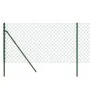 Grüner Drahtzaun 0,8x25 m von vidaXL, Zaunpaneele - Ref: Foro24-153912, Preis: 95,34 €, Rabatt: %