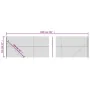 Drahtzaun mit grünem Flansch 1,6x10 m von vidaXL, Zaunpaneele - Ref: Foro24-153940, Preis: 77,71 €, Rabatt: %