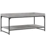 Mesa de centro madera de ingeniería gris Sonoma 100x49x45 cm de vidaXL, Mesas de centro - Ref: Foro24-832806, Precio: 45,65 €...