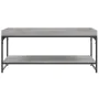 Mesa de centro madera de ingeniería gris Sonoma 100x49x45 cm de vidaXL, Mesas de centro - Ref: Foro24-832806, Precio: 45,65 €...