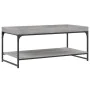 Mesa de centro madera de ingeniería gris Sonoma 100x49x45 cm de vidaXL, Mesas de centro - Ref: Foro24-832806, Precio: 45,65 €...