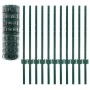 Euro Valla de acero verde 20x0,8 m de vidaXL, Paneles de vallas - Ref: Foro24-142814, Precio: 90,21 €, Descuento: %