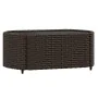 Set muebles de jardín 4 piezas y cojines ratán sintético marrón de vidaXL, Conjuntos de jardín - Ref: Foro24-319760, Precio: ...