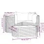 Set muebles de jardín 4 piezas y cojines ratán sintético marrón de vidaXL, Conjuntos de jardín - Ref: Foro24-319760, Precio: ...