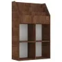 Revistero niños madera contrachapada marrón roble 71x30x114 cm de vidaXL, Revisteros - Ref: Foro24-339535, Precio: 94,13 €, D...