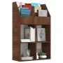 Revistero niños madera contrachapada marrón roble 71x30x114 cm de vidaXL, Revisteros - Ref: Foro24-339535, Precio: 94,13 €, D...