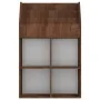 Revistero niños madera contrachapada marrón roble 71x30x114 cm de vidaXL, Revisteros - Ref: Foro24-339535, Precio: 94,13 €, D...