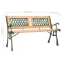 Banco de jardín hierro fundido y madera de abeto maciza 122 cm de vidaXL, Bancos de jardín - Ref: Foro24-312033, Precio: 82,8...