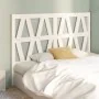 Cabecero de cama madera maciza de pino blanco 156x4x100 cm de vidaXL, Cabeceros y pies de cama - Ref: Foro24-818626, Precio: ...