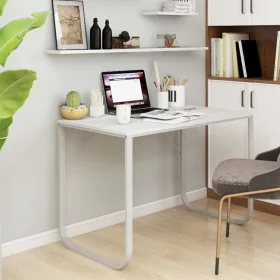 Escritorio de ordenador aglomerado blanco 110x60x73 cm de vidaXL, Escritorios - Ref: Foro24-30201, Precio: 104,85 €, Descuent...