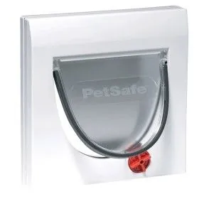 PetSafe Katzenklappe 4 Positionen mit Tunnel Classic 917 weiß 5030 von PetSafe, Haustiertüren - Ref: Foro24-411404, Preis: 31...
