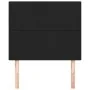 Headboards 2 units of black synthetic leather 100x5x78/88 cm by vidaXL, Headboards and footboards - Ref: Foro24-3116136, Pric...