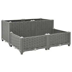 Arriate polipropileno 80x80x38 cm de vidaXL, Maceteros y jardineras - Ref: Foro24-153301, Precio: 66,85 €, Descuento: %