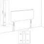 Headboards 2 units of black synthetic leather 100x5x78/88 cm by vidaXL, Headboards and footboards - Ref: Foro24-3116136, Pric...