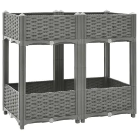 Arriate polipropileno 80x40x71 cm de vidaXL, Maceteros y jardineras - Ref: Foro24-153298, Precio: 62,33 €, Descuento: %