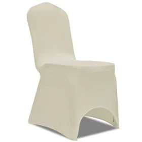 Fundas elásticas para sillas color crema 100 unidades de vidaXL, Fundas - Ref: Foro24-274768, Precio: 260,91 €, Descuento: %