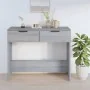 Sonoma gray plywood console table 90x36x75 cm by vidaXL, Side tables - Ref: Foro24-817073, Price: 53,35 €, Discount: %