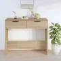 Mesa consola de madera contrachapada roble Sonoma 90x36x75 cm de vidaXL, Mesas auxiliares - Ref: Foro24-811334, Precio: 50,97...