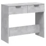 Mesa consola de madera contrachapada gris hormigón 90x36x75 cm de vidaXL, Mesas auxiliares - Ref: Foro24-811335, Precio: 44,4...
