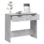 Mesa consola de madera contrachapada gris hormigón 90x36x75 cm de vidaXL, Mesas auxiliares - Ref: Foro24-811335, Precio: 44,4...