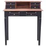 Escritorio con cajones madera maciza de caoba 90x50x101 cm de vidaXL, Escritorios - Ref: Foro24-283910, Precio: 312,63 €, Des...