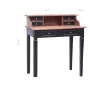 Escritorio con cajones madera maciza de caoba 90x50x101 cm de vidaXL, Escritorios - Ref: Foro24-283910, Precio: 312,63 €, Des...