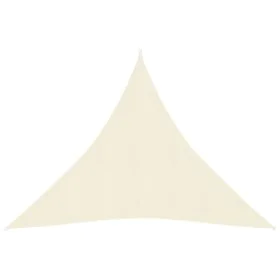 Toldo de vela HDPE color crema 160 g/m² 4,5x4,5x4,5 m de vidaXL, Sombrillas - Ref: Foro24-311205, Precio: 23,49 €, Descuento: %