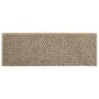 Alfombrilla autoadhesiva escalera sisal 15 uds beige 65x21x4 cm de vidaXL, Alfombrillas para escalones - Ref: Foro24-326890, ...