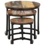 Side tables 3 pieces solid recycled wood by vidaXL, Side tables - Ref: Foro24-320688, Price: 96,63 €, Discount: %