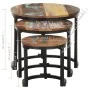 Beistelltische 3 Stück aus massivem Recyclingholz von vidaXL, Seitentische - Ref: Foro24-320688, Preis: 96,63 €, Rabatt: %